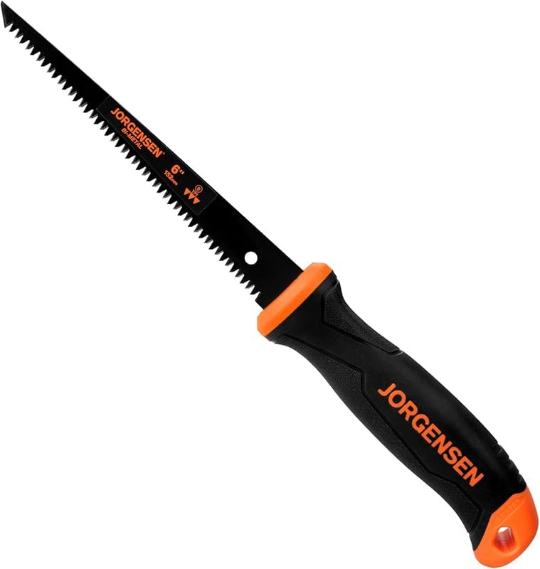 Jorgensen 6-Inch Drywall Jab Saw, Keyhole Cutter with Ergonomic Handle