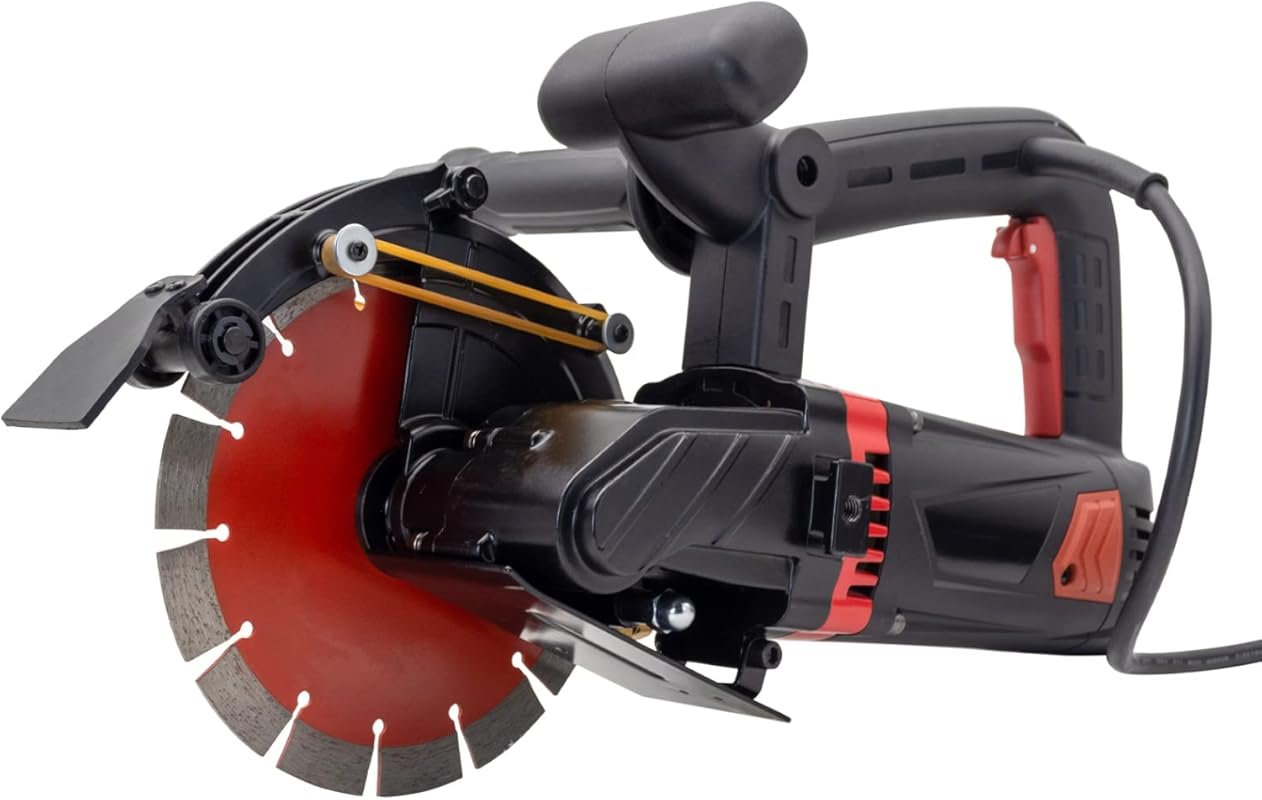 8-Inch Electric Concrete Saw with Water Pump for Masonry