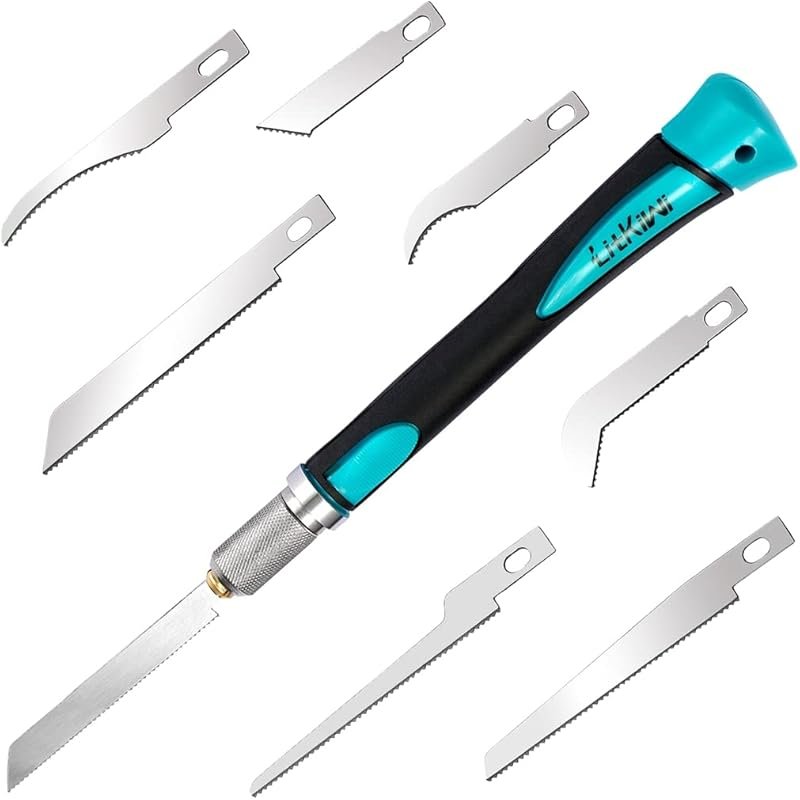 Prozwee Model Craft Hand Saw Kit, 7-Piece Blades, DIY Mini Razor Saw f