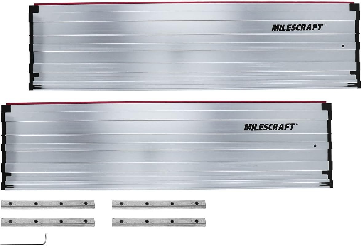 Milescraft 1408 55-Inch Guide Rail Extensions for 1409 Track Saw Guide