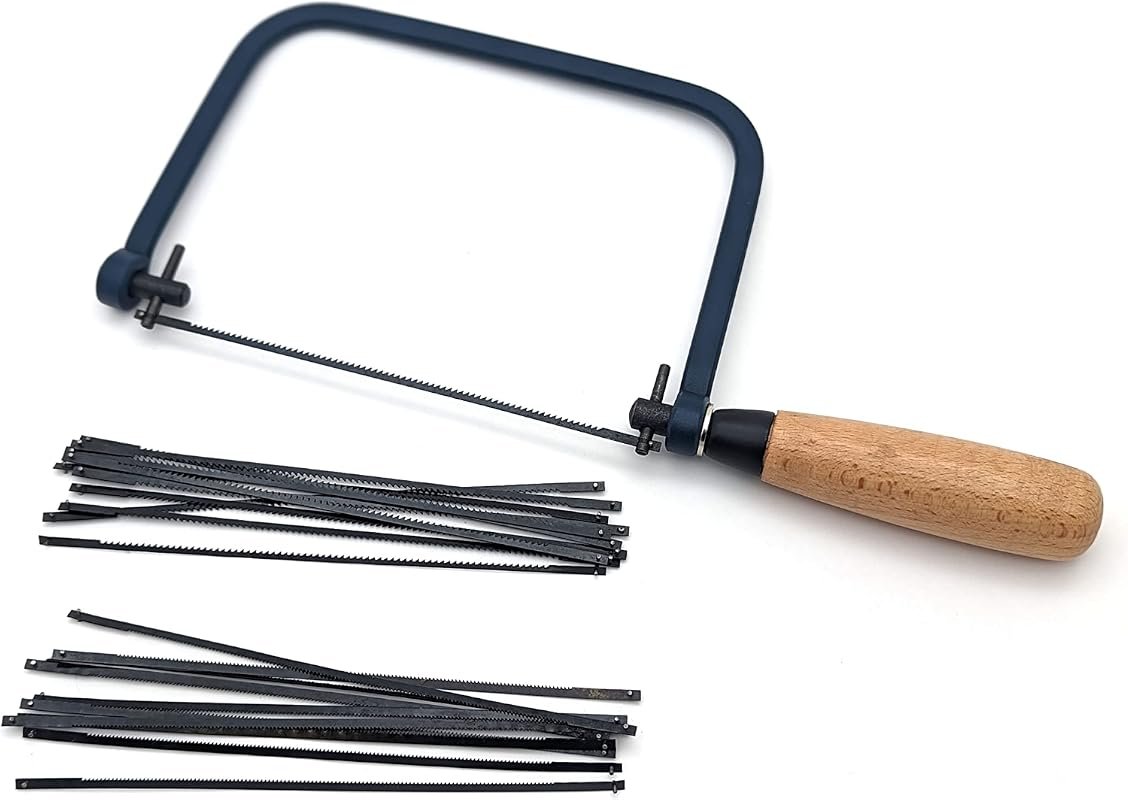 Taytools 777091 6-1/2-Inch Coping Saw Frame with 20 Replacement Blades