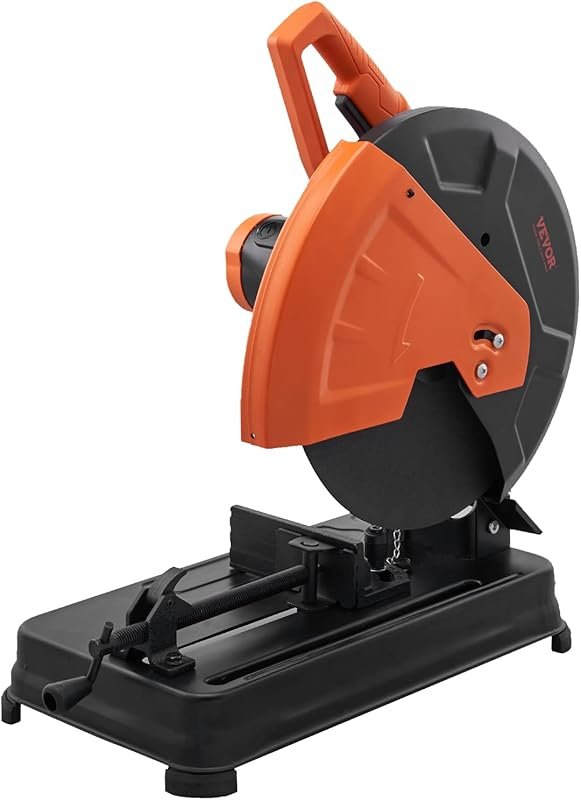 VEVOR 14-Inch Abrasive Chop Saw, 2300W Metal Cutting Machine with Adju