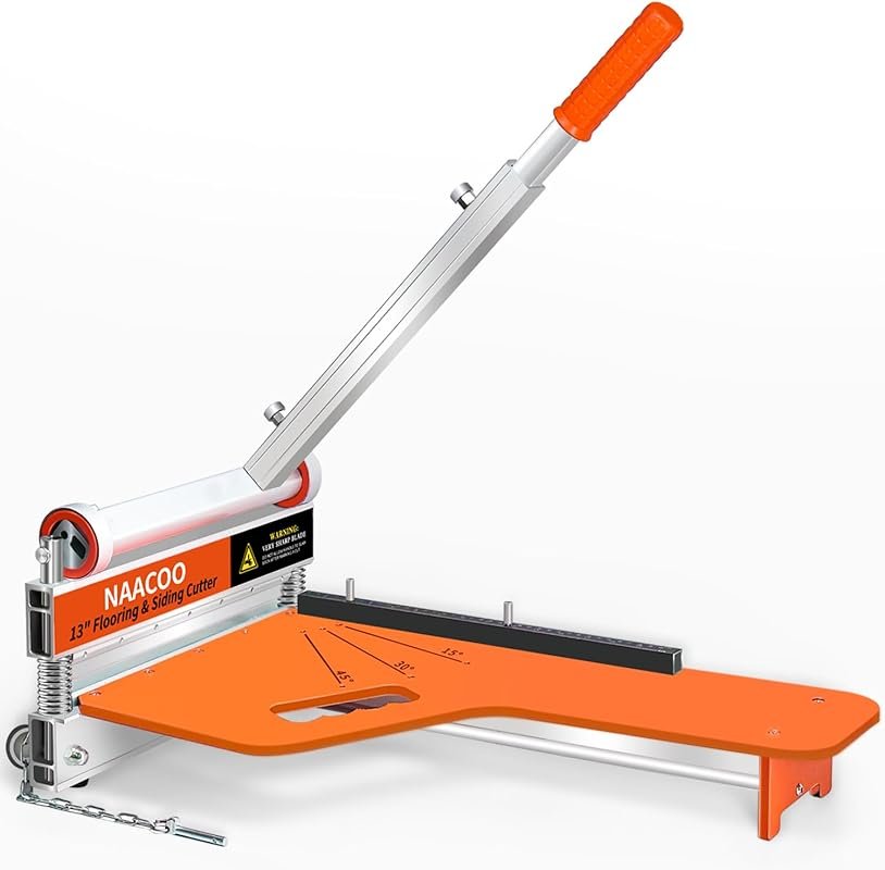 NAACOO 13-Inch Laminate and Vinyl Floor Cutter for LVP, SPC, WPC