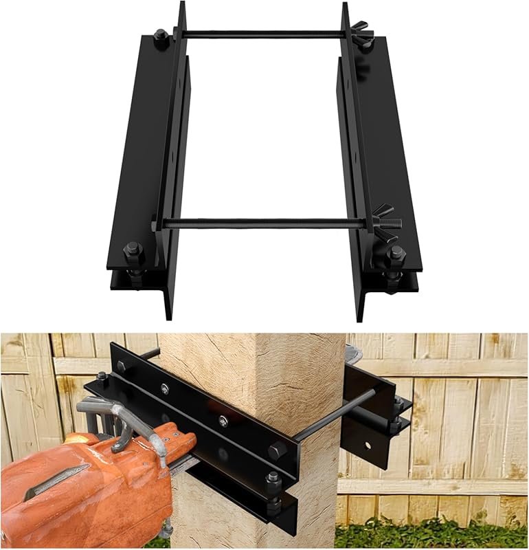 Muzata Reciprocating Saw Guide Attachment for 4x4 Fence and Deck Post