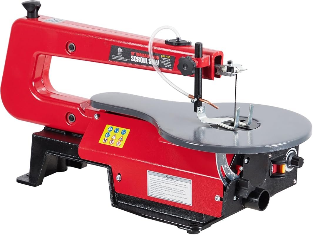 16-Inch Variable Speed Scroll Saw with Extra-Large Tilting Work Table