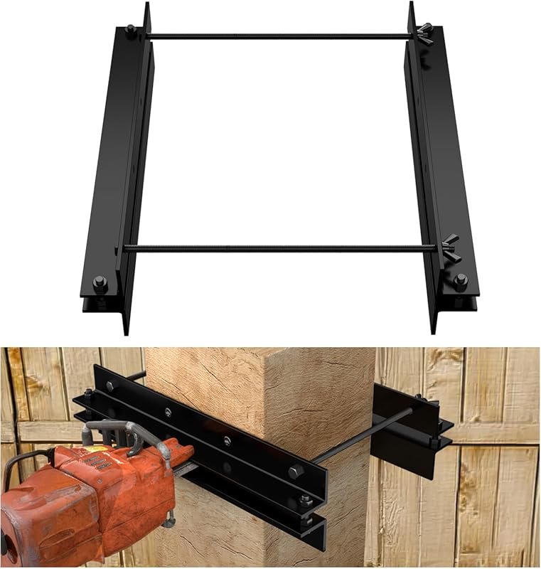 Muzata Reciprocating Saw Guide Attachment for 6x6 Fence and Deck Posts