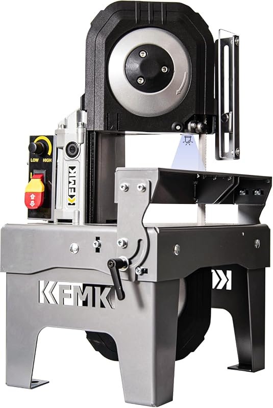 10A Variable Speed Metal Band Saw with Large Workbench, 5" Cutting Cap