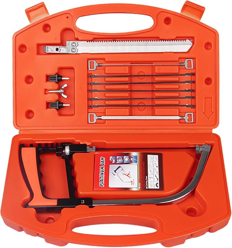 Multifunctional Coping Saw Set, 12-Piece Portable Handsaw Kit with Ste