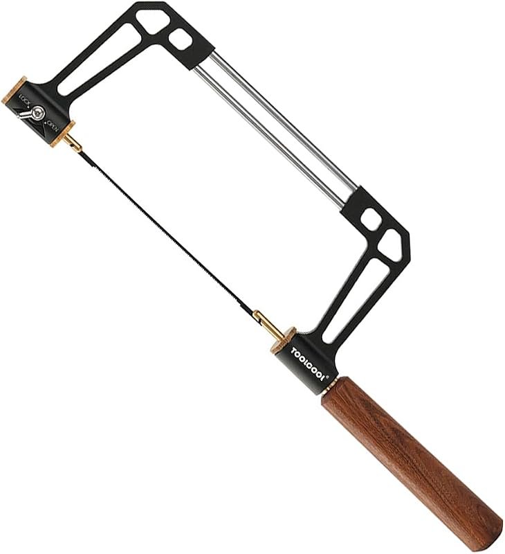 TOOLCOOL Coping Saw for Woodworking, Aluminum Alloy Frame with 15T, 18