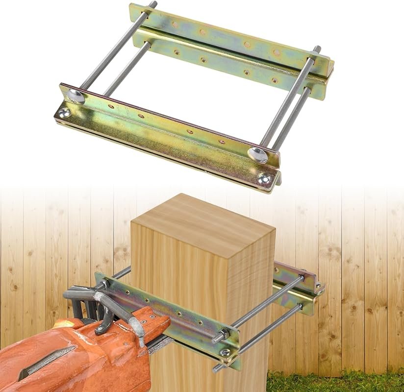 Reciprocating Saw Blade Guide for Cutting 4x4 Fence and Deck Posts