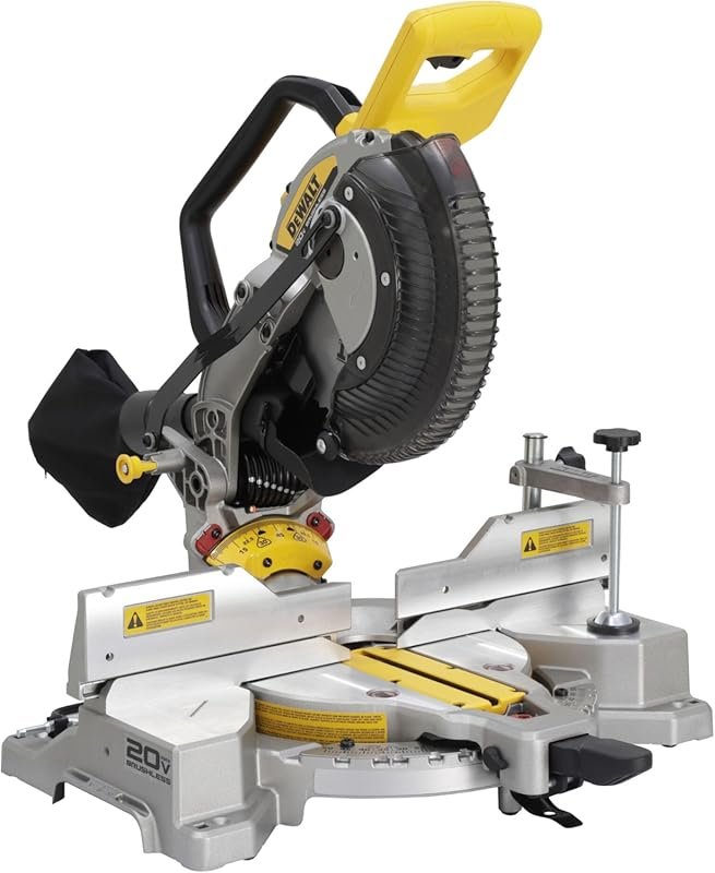 DEWALT 20V MAX XR 10-Inch Double Bevel Fixed Miter Saw, Tool Only