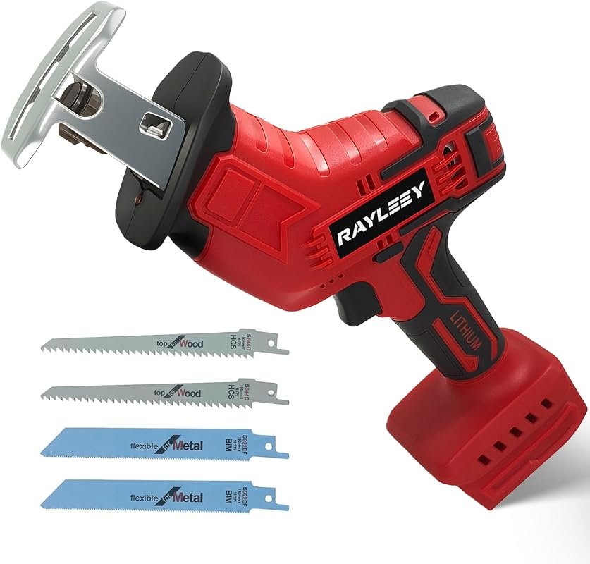 Cordless Reciprocating Saw for Milwaukee 18V Battery, 3500 SPM, Variab