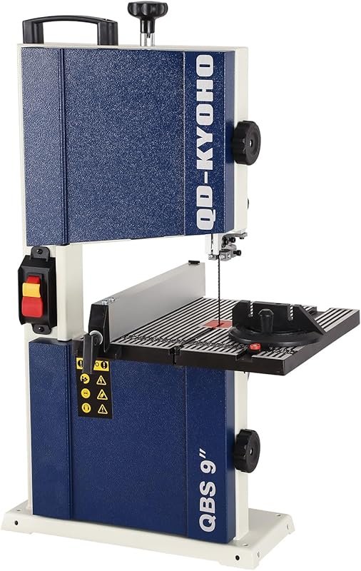 Portable 9-Inch Benchtop Band Saw with Cast-Aluminum Worktable and Mit