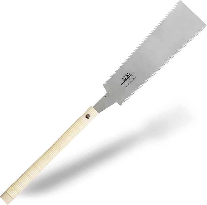 SUIZAN Ryoba 12-Inch Double-Edge Japanese Pull Saw with Large Blade