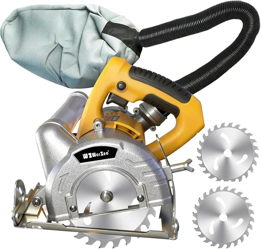 Mini Corded Circular Saw, 4-Inch/5-Inch, Dust Bag, 0-45° Bevel, 001