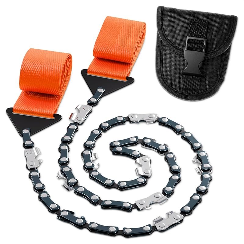 High Limb Rope Saw 25.5-Inch Pocket Chainsaw for Camping, Hiking, and