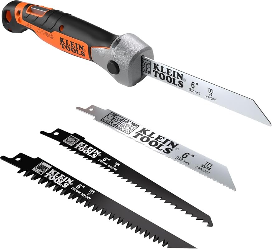 Klein Tools Folding Multi-Purpose Jab Saw with Dual-Locking Positions
