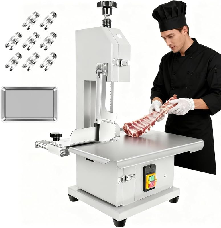 2200W Industrial Bone Saw Meat Cutter with 316 Stainless Steel Blade